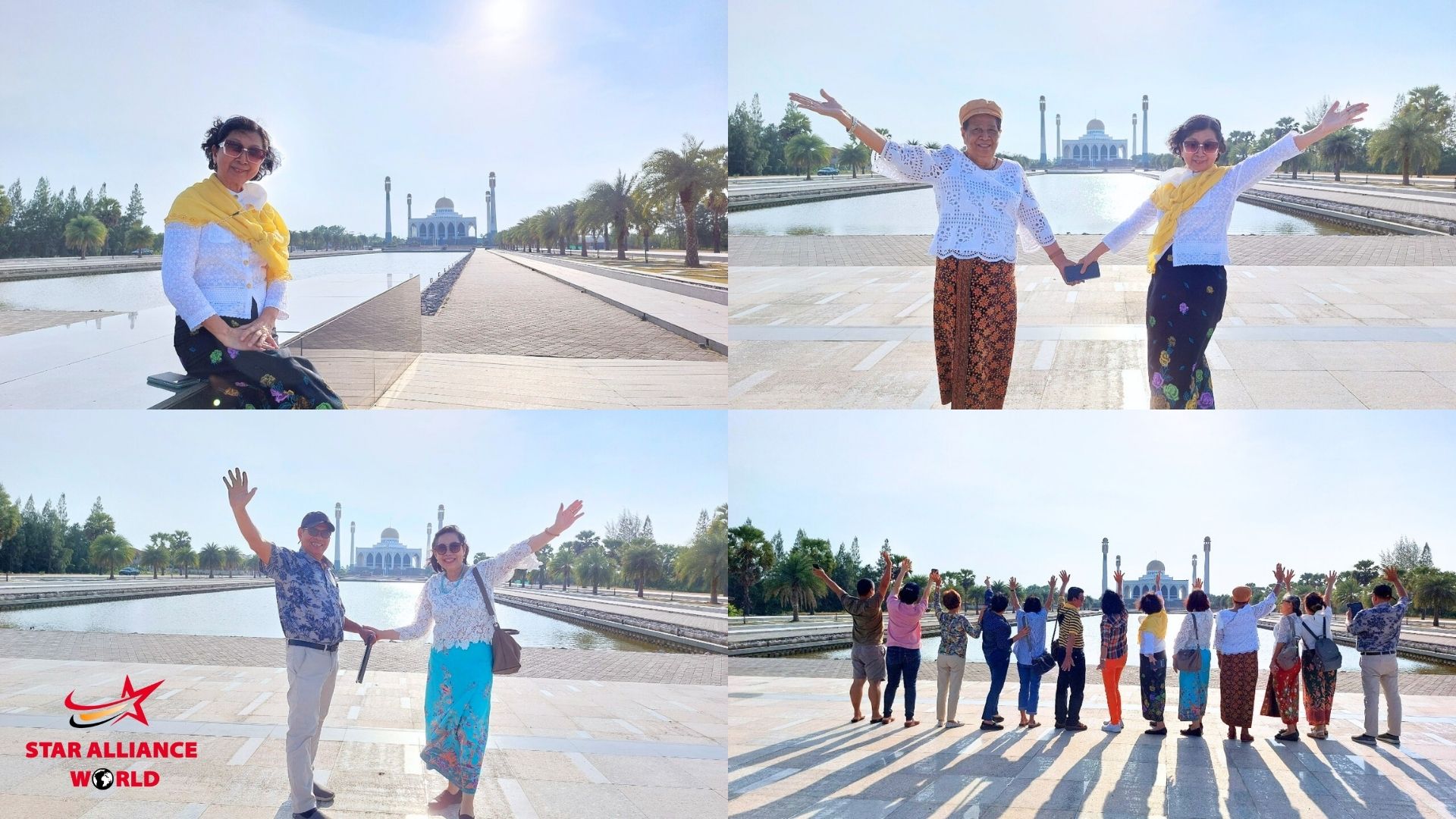 แวะถ่ายภาพ ณ มัดสยิดกลางสงขลา เป็นมัสยิดที่ใหญ่และอลังการ จนได้รับการขนานนามว่า “ทัชมาฮาลเมืองไทย”