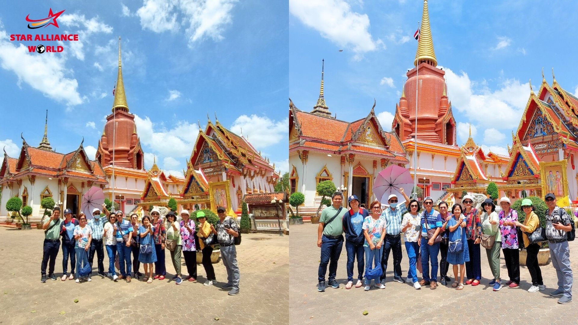 เริ่มกันที่วัดช้างให้ราษฎร์บูรณาราม นำทุกท่านสักการะ หลวงปู่ทวด