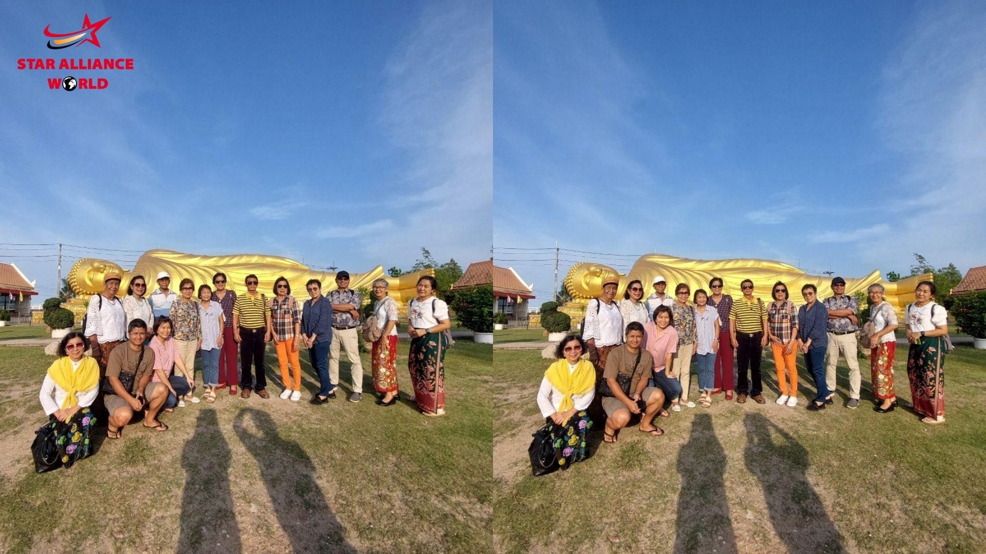 ถ่ายรูปกับวัดพระนอนแหลมพ้อ 