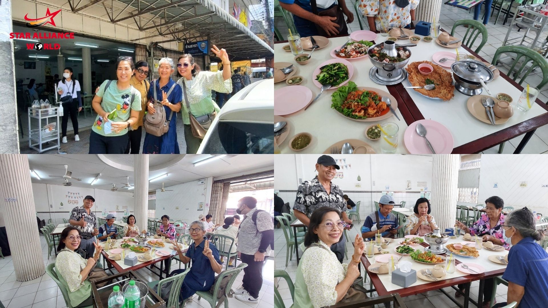 จากนั้นไปทานมื้อเที่ยงกันต่อที่ร้านอาหารธารา